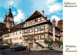 72909310 Amorbach Marktplatz Mariensaeule  Amorbach - Amorbach