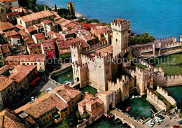 72909164 Sirmione Lago Di Garda Castello Schloss Gardasee Fliegeraufnahme Sirmio - Sonstige & Ohne Zuordnung