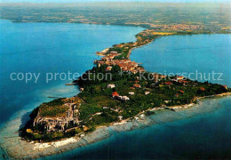 72909163 Sirmione Lago Di Garda Halbinsel Gardasee Fliegeraufnahme Sirmione Lago - Other & Unclassified