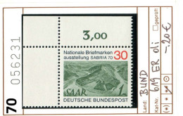 Bundesrepublik Deutschland 1970 - Germany 1970 - Allemagne 1970 - Michel 619  -  ** Mnh Neuf Postfris - Nuovi