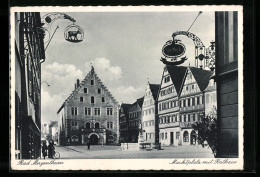 AK Bad Mergentheim, Marktplatz Mit Rathaus  - Bad Mergentheim