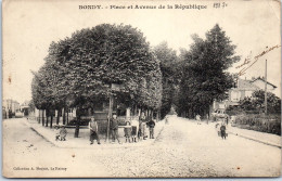 93 BONDY - La Place & Avenue De La Republique  - Bondy
