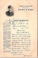 POLITIQUE - Affaire Dreyfus - Lettre Depuis St Martin De Re - Unclassified