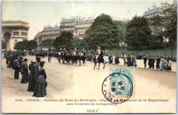 75016 PARIS - Depart Du President Pour Longchamp  - Arrondissement: 16