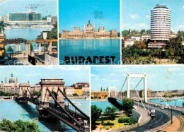 72908241 Budapest Brueckenpartien Donau Budapest - Hongrie