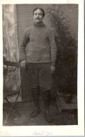 MILITARIA 14/18 CARTE PHOTO AUSBURG - Soldat Bachetti - War 1914-18