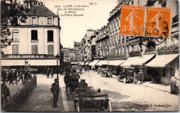 14 CAEN - Rue De Strasbourg & Hotel De La Place Royale  - Caen