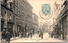 14 CAEN - La Rue De Strasbourg. - Caen