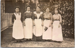 45 LA FERTE SAINT AUBIN - CARTE PHOTO - Le Personnels Des AULNETTES 1910 - La Ferte Saint Aubin