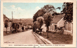 02 MONTREUIL AUX LIONS - Route Nationale, Le Haut Du Pays  - Autres & Non Classés