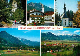 72907342 Nussdorf Inn Kirche Platz Panorama  Nussdorf Inn - Sonstige & Ohne Zuordnung