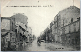 92 ASNIERES - Crue De 1910, Avenue De Paris  - Asnieres Sur Seine