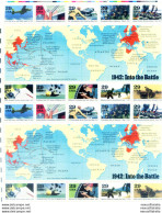 Seconda Guerra Mondiale 1992. Il 1942. Foglietto "doppio". - Blocks & Sheetlets