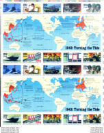 Seconda Guerra Mondiale 1993. Il 1943. Foglietto "doppio". - Blocks & Sheetlets