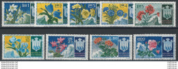 1953 San Marino Fiori 9v. MNH Sass. N. 400/408 - Altri & Non Classificati