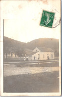 21 SAINT VICTOR SUR OUCHE - CARTE PHOTO - La Gare. - Autres & Non Classés