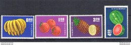 1964 Formosa, China Taiwan - Frutti Diversi,Yvert N. 478-81 - 4 Valori - MNH** - Other & Unclassified