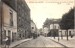 94 VITRY SUR SEINE - La Rue Darnetal Depuis La Place De L'eglise  - Vitry Sur Seine