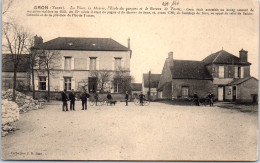 89 GRON - La Place, La Mairie Et L'ecole Des Garcons. - Andere & Zonder Classificatie