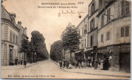 93 MONTREUIL SOUS BOIS - Le Boulevard De L'hotel De Ville. - Montreuil