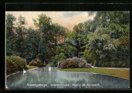 AK Warmbrunn, Teich Im Kurpark  - Schlesien