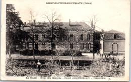 89 SAINT SAUVEUR EN PUISAYE - La Mairie & Ecole Des Garcons  - Saint Sauveur En Puisaye