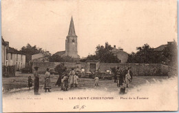 54 LAY SAINT CHRISTOPHE - La Place De La Fontaine. - Sonstige & Ohne Zuordnung