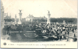 75 PARIS - EXPOSITION 1900 - Une Vue Du Pont Alexandre III - Mostre