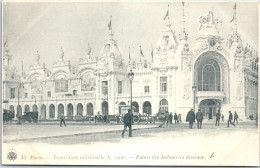 75 PARIS - EXPOSITION 1900 - Palais Des Industries Diverses - Exposiciones