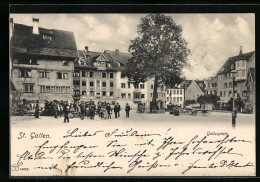 AK St. Gallen, Ansicht Vom Gallusplatz  - San Galo