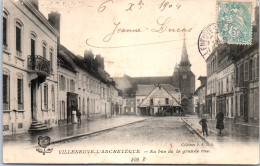 89 VILLENEUVE L'ARCHEVEQUE - Au Bas De La Grande Rue. - Villeneuve-l'Archevêque