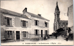 44 BASSE INDRE - La Gendarmerie & L'eglise. - Andere & Zonder Classificatie