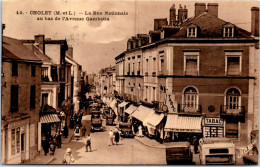 49 CHOLET - La Rue Nationale Au Bas Av Gambetta. - Cholet