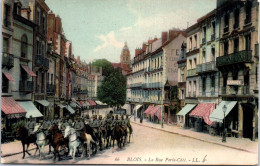 41 BLOIS - La Rue Porte Cote, Passage De La Troupe  - Blois