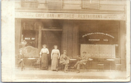 75015 PARIS - CARTE PHOTO - Cafe THEO 51 Av De Cambronne  - Arrondissement: 15