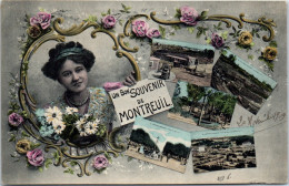 93 MONTREUIL - Carte Souvenir  - Montreuil