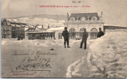 88 GERARDMER - La Gare Sous La Neige En 1907 - Gerardmer