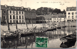 22 LANNION - Barques De Sable A Quai, Quai Au Sable  - Lannion