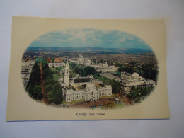 UNITED KINGDOM  1981 POSTCARDS   GARDIFF CIVIC CENTRE - Otros & Sin Clasificación