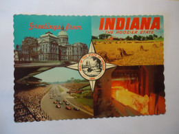 UNITED STATES   POSTCARDS  INDIANA  THE HOOSIER STATE - Otros & Sin Clasificación