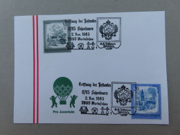 Österreich Pro Juventute - Mit Sonderstempel 2. November 1983 Hohentauern, Eröffnung Des Postamtes (Nr.1528) - Sonstige & Ohne Zuordnung