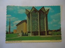 UNITED STATES   POSTCARDS  UNIVERSITY MEMORIAL CHAPEL - Other & Unclassified