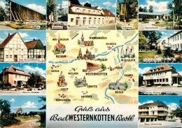 72904799 Bad Westernkotten Saline Fachwerkhaeuser Wandelhalle Kurhaus Soleturm E - Andere & Zonder Classificatie