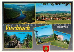 72904796 Viechtach Bayerischer Wald Fliegeraufnahme Hoellensteinsee Grosser Pfah - Andere & Zonder Classificatie