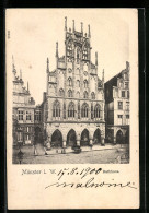 AK Münster I. W., Rathaus  - Münster