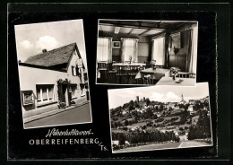 AK Oberreifenberg /Ts., Gasthaus Und Cafe Zum Paulinchen, Neugasse 10, Innenansicht, Ortspartie  - Autres & Non Classés