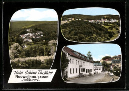 AK Neuweilnau /Taunus, Hotel Schöne Aussicht, Teilansicht, Ortsansicht  - Taunus