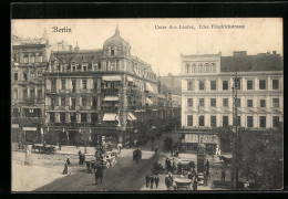 AK Berlin, Unter Den Linden, Ecke Friedrichstrasse  - Mitte