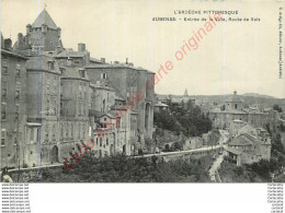 07.  AUBENAS .  Entrée De La Ville Route De Vals . - Aubenas