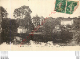 91.  BALLANCOURT .  Pêche Et Chasse . Ile Verte .  Hôtel Plait . - Ballancourt Sur Essonne